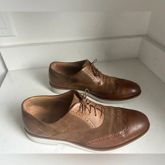 BOSS Eden Brown Suede & Leather Derbys Men's Loafer Sz 9.5‎ - Picture 11 of 11